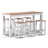 Modern Outdoor Garden Cafe Furniture High Bar Table And Stools