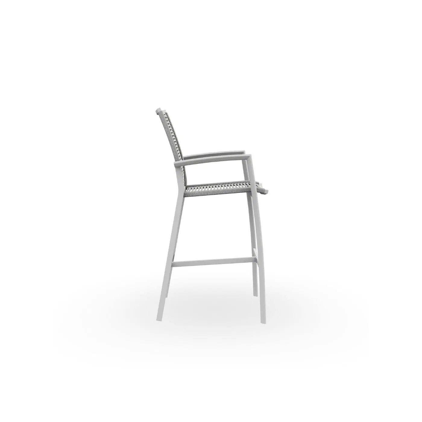 Patio Garden Furniture Modern Dining Rope Cheap Metal Outdoor Bar Stool