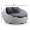 Outdoor Space PE Rattan Wicker Leisure Lounge Daybed For Pool