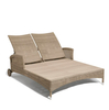 Simple Design Outdoor Aluminum Rattan Weaving Swimming Pool Sun Lounger