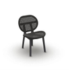 Synthetic Aluminum Outdoor Furniture Dining Rope Chairs