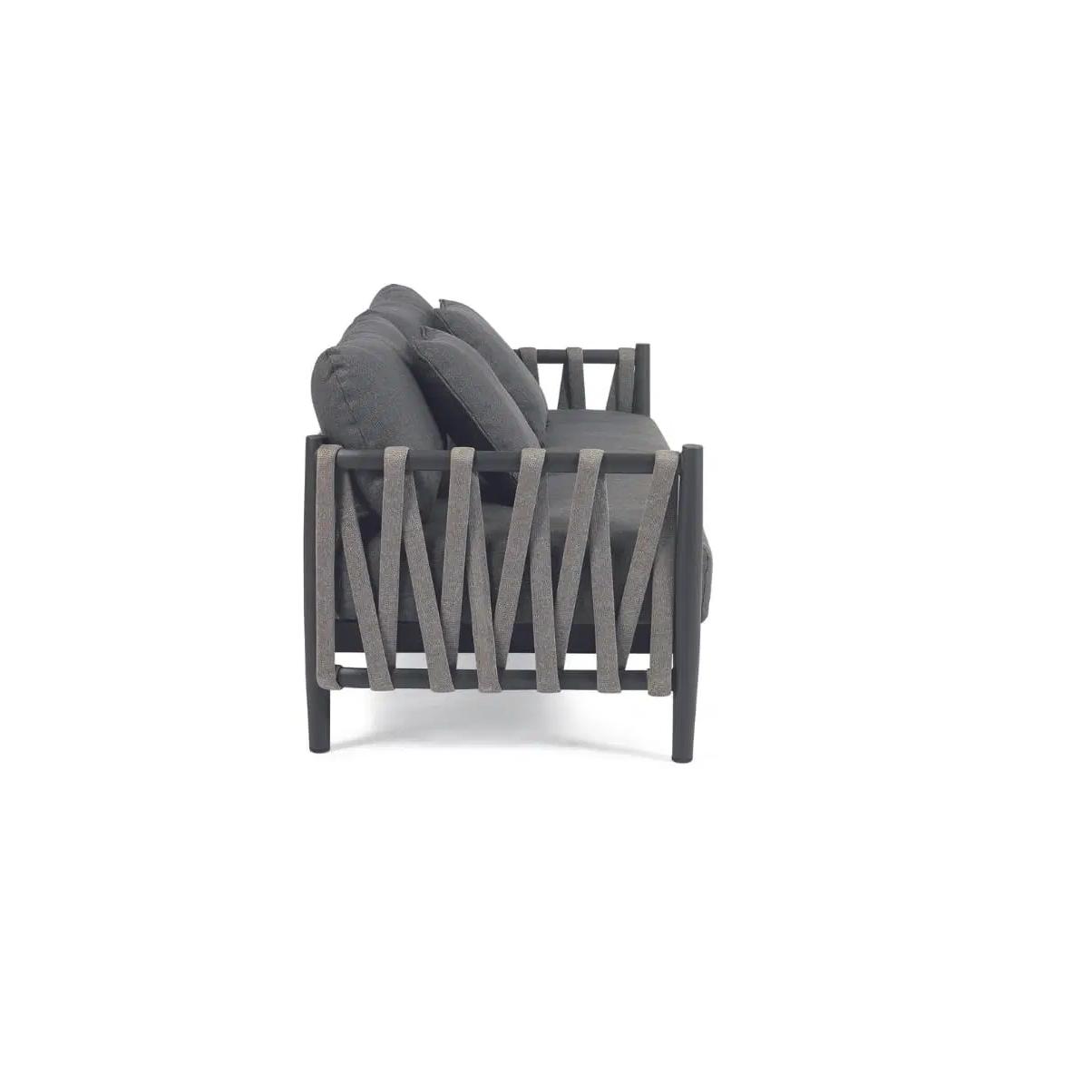 Plantation Outdoor Garden Wicker Rattan Lounge Sofa Set with Coffee Table