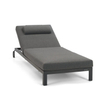 All Weather Outdoor Aluminum Swimming Pool Outdoor Sun Lounger with Arm