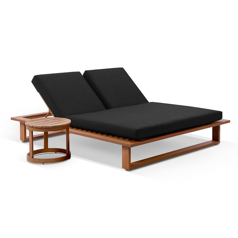 Elegant Design Teak Wood Beach Swimming Pool Sun Lounger