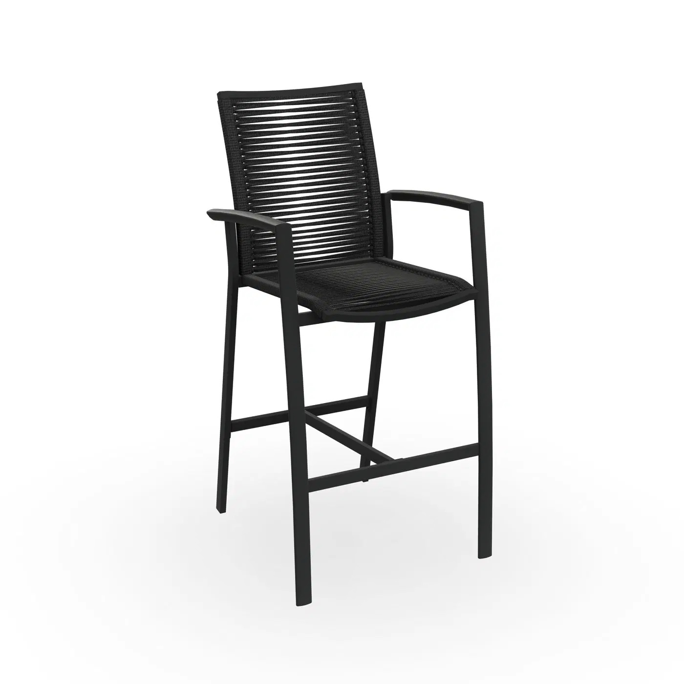 Patio Garden Furniture Modern Dining Rope Cheap Metal Outdoor Bar Stool