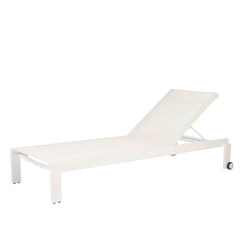 Leisure Outdoor Beach Furniture Aluminum Sun Bed Lounger