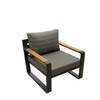 Hotel Villa Patio L Shape Sofa Lounge Leisure Customized Wooden Modular Sofa Sets
