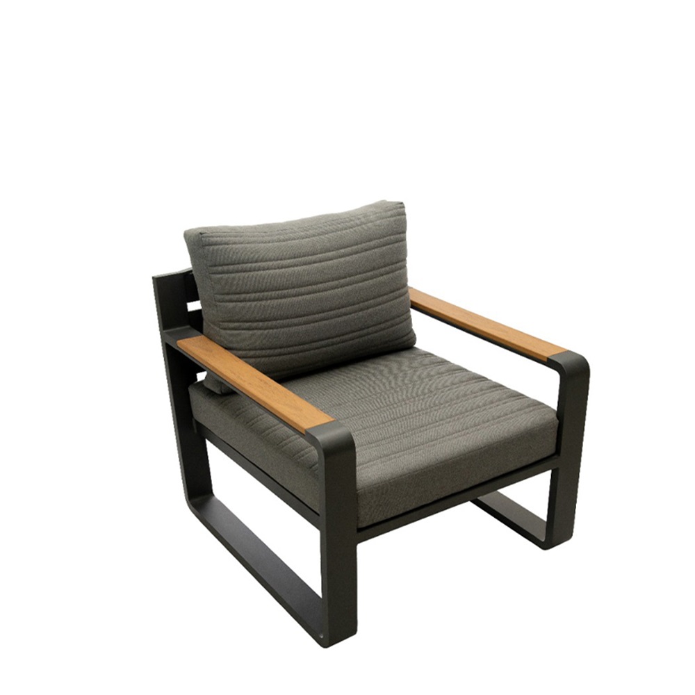 Hotel Villa Patio L Shape Sofa Lounge Leisure Customized Wooden Modular Sofa Sets