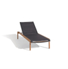 High Quality Patio Furniture Sunbed Teak Wood Sun Lounger with Cushion