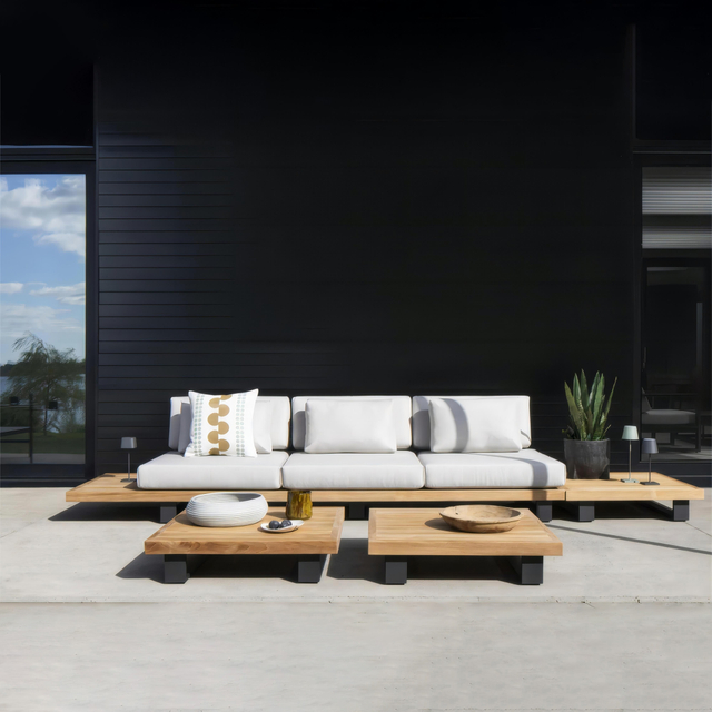 Outdoor Patio Furniture Home Leisure L Shape Garden Sofas