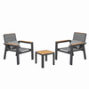 Patio Outdoor Sofa Waterproof Textilene Fabric Sofas Sets With Table