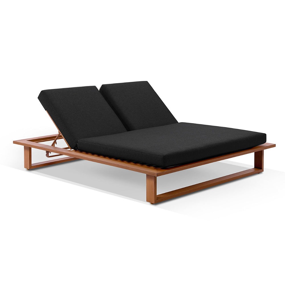 Elegant Design Teak Wood Beach Swimming Pool Sun Lounger