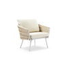 Hot Sale Outdoor 3+2+1 Rope Lounge sofa with Coffee Table Set 