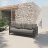 Luxury Modern Patio Furniture Metal Rope Garden Outdoor Sofa Set