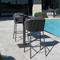 Luxury Outdoor Garden Bar Chairs Aluminum Bar Stools