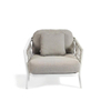 Comfortable Outdoor Aluminum Furniture Rope Weave Garden Lounge Sofa Set