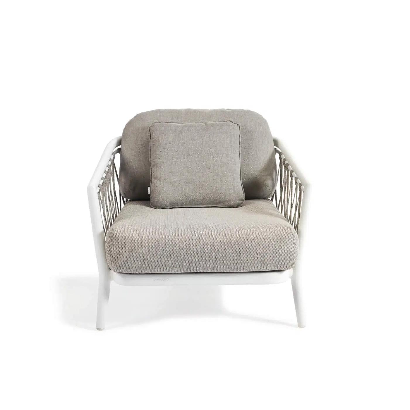 Comfortable Outdoor Aluminum Furniture Rope Weave Garden Lounge Sofa Set