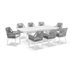 Synthetic Outdoor Furniture Rope Dining Table Set